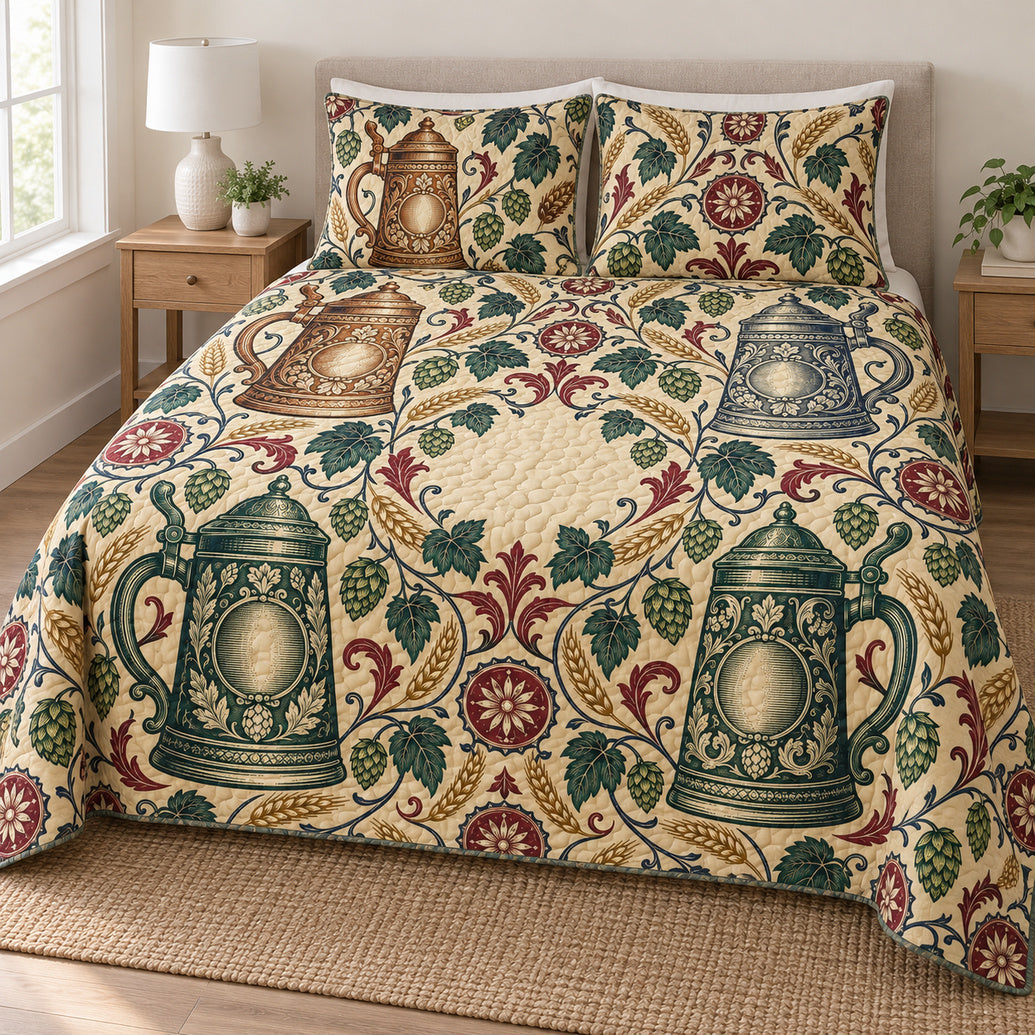 Copper Hop Almanac Bedding Set