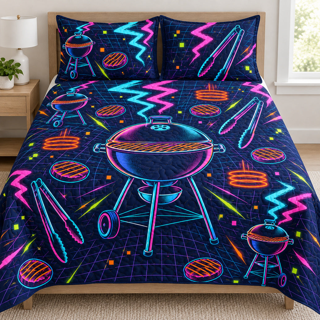 Electric Grill Lattice Bedding Set
