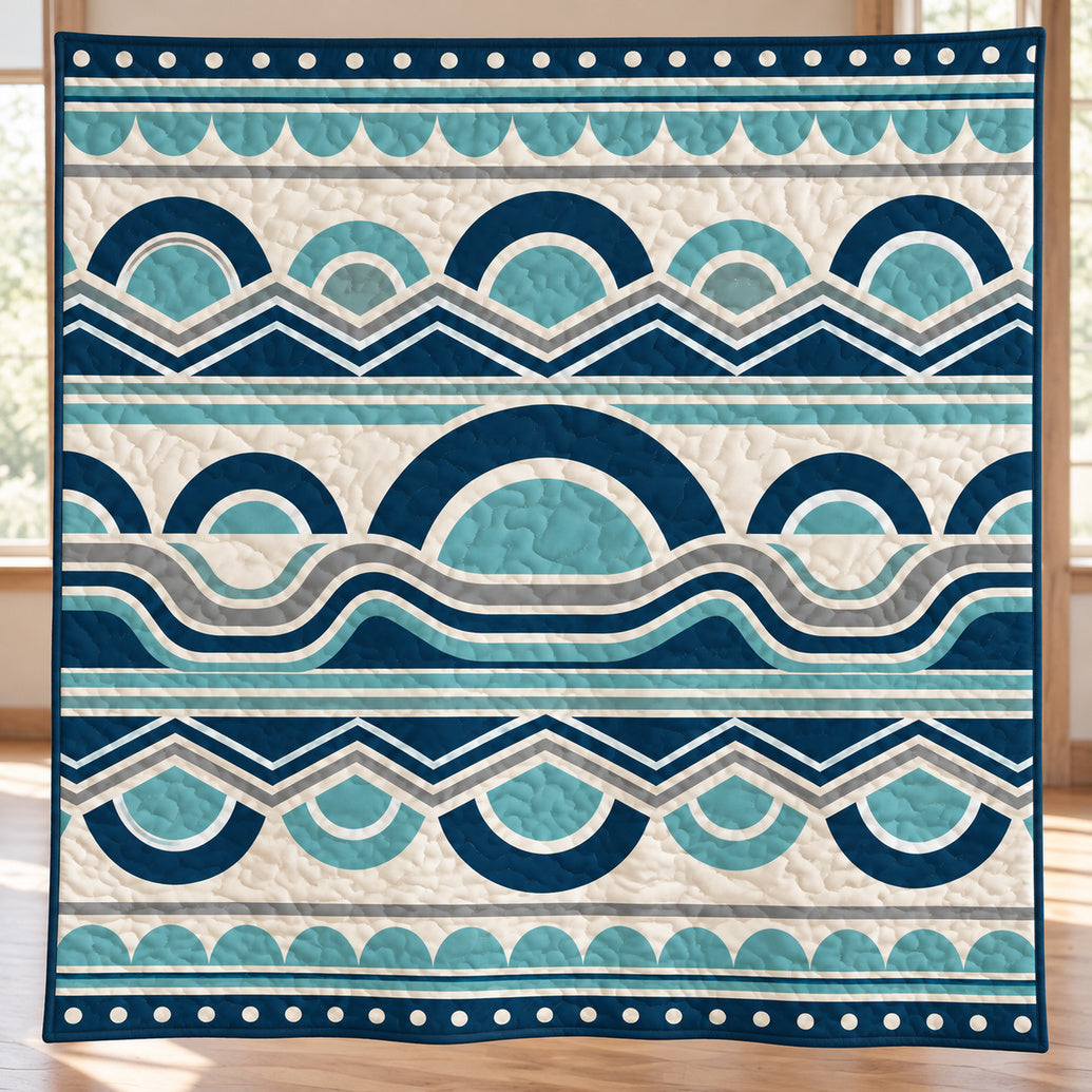 Modular Swell Horizon Quilt Blanket