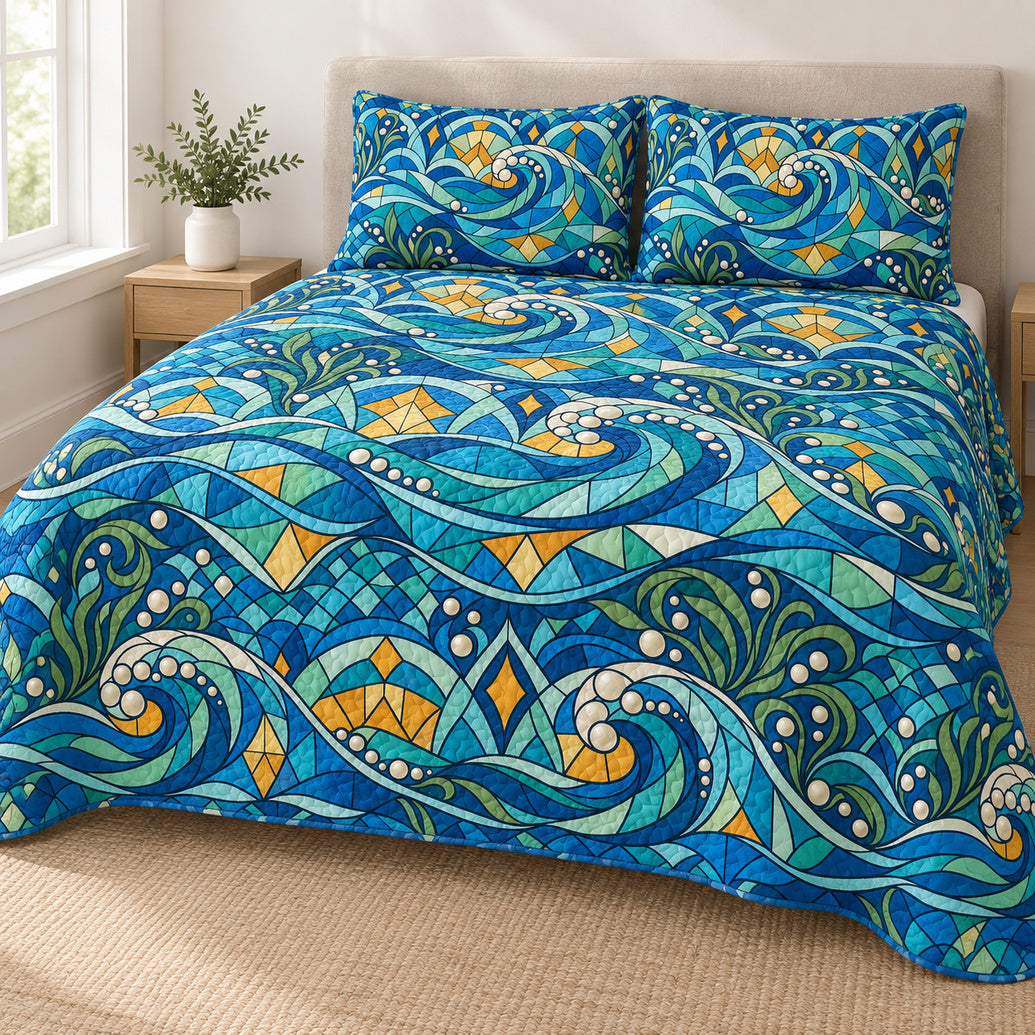 Tideglass Confluence Bedding Set