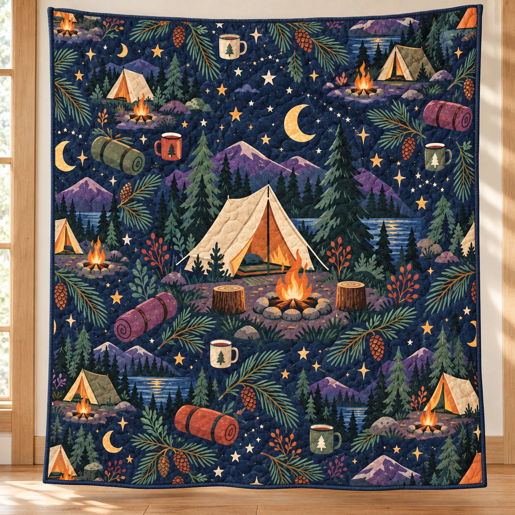 Ember Tent Constellations Quilt Blanket