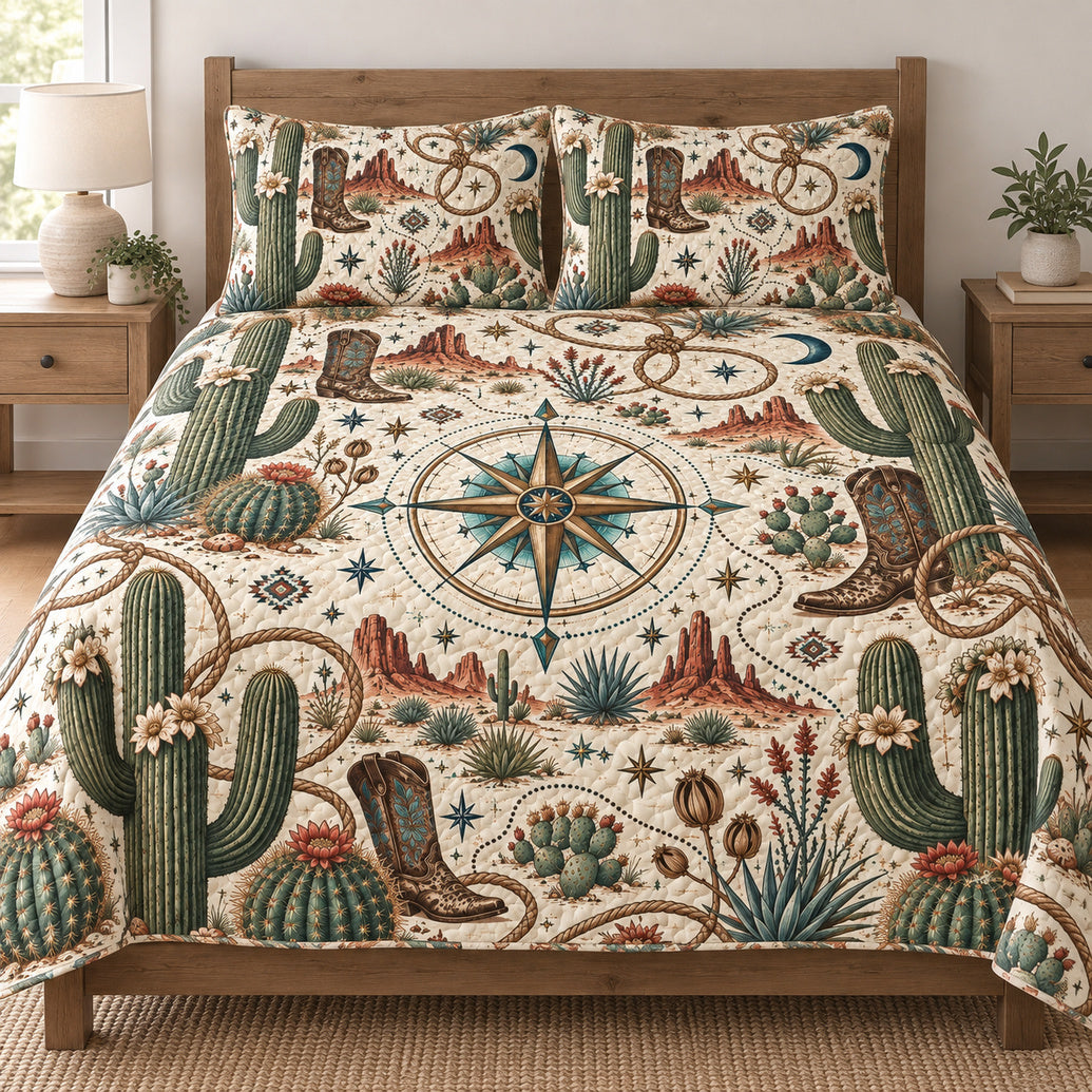 Desert Meridian Trail Bedding Set