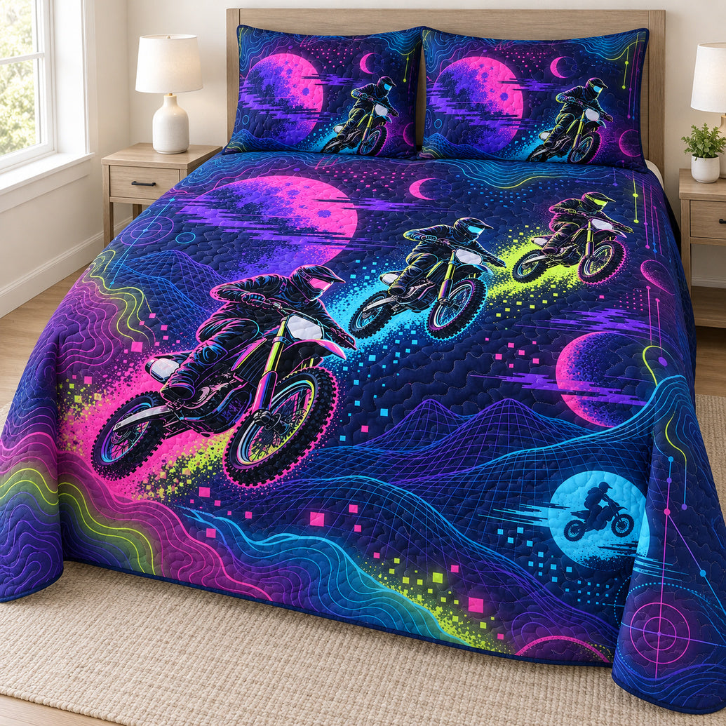 Afterdark Motocross Matrix Bedding Set