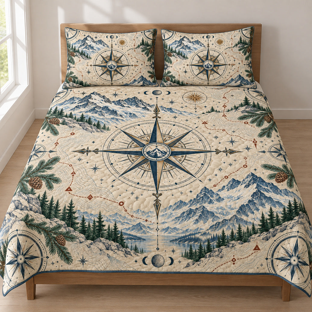 Summit Compass Atlas Bedding Set