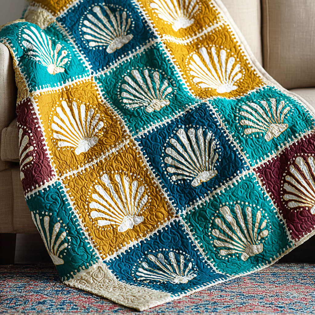 Ocean Life Quilted Blanket - Baby (30" x 40") - Pack 1