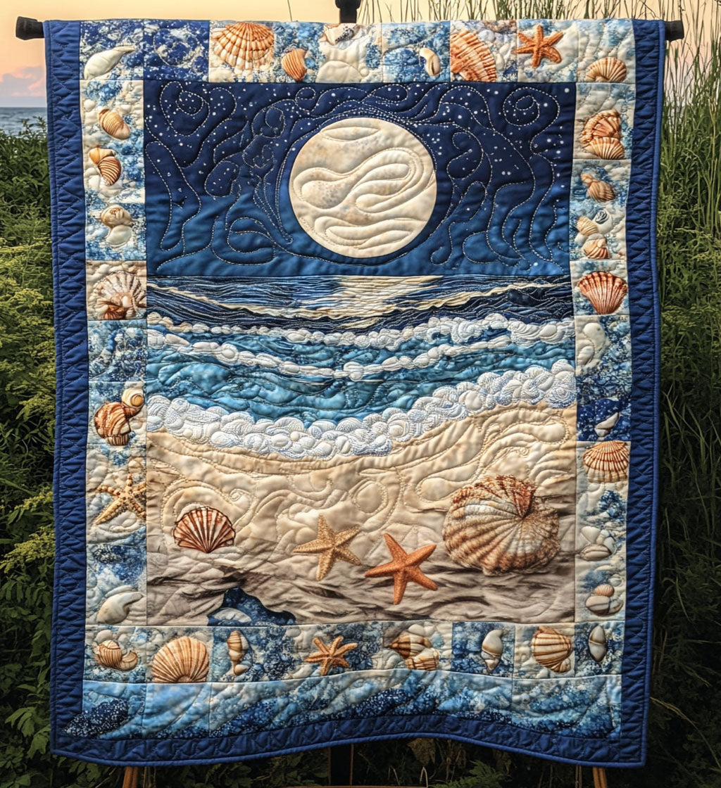 Ocean View Art Quilt Hanging - Baby (30" x 40")