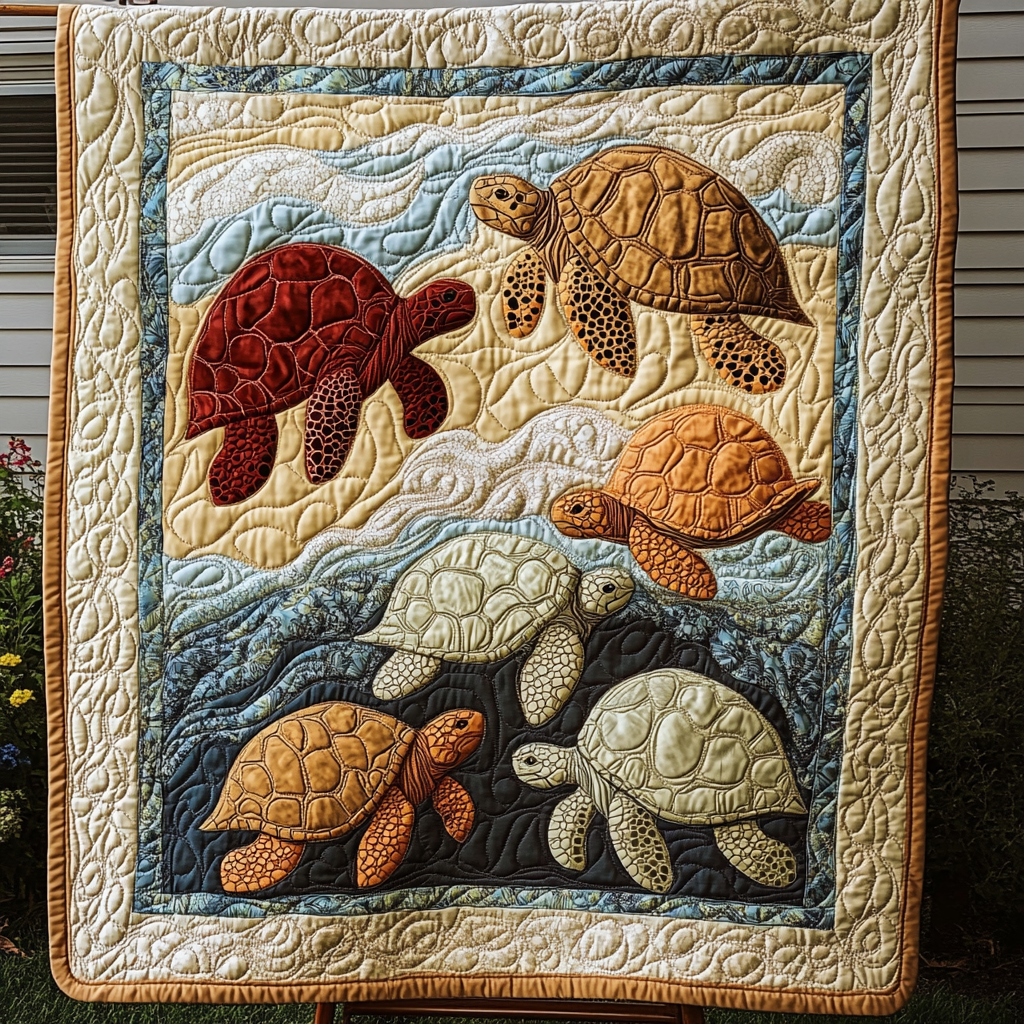 Ocean Wanderer Quilted Blanket - Baby (30" x 40")