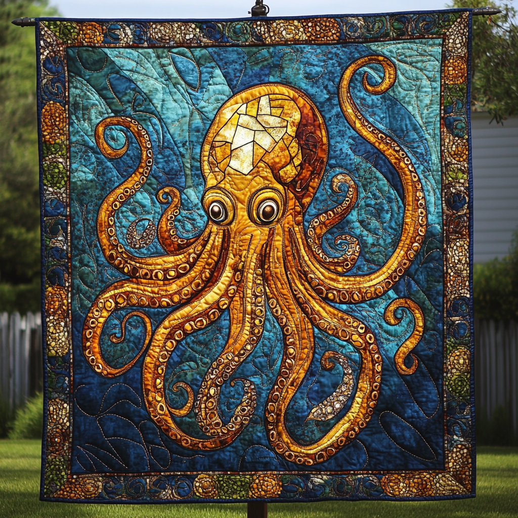 Ocean Whisper Quilted Blanket - Baby (30" x 40")