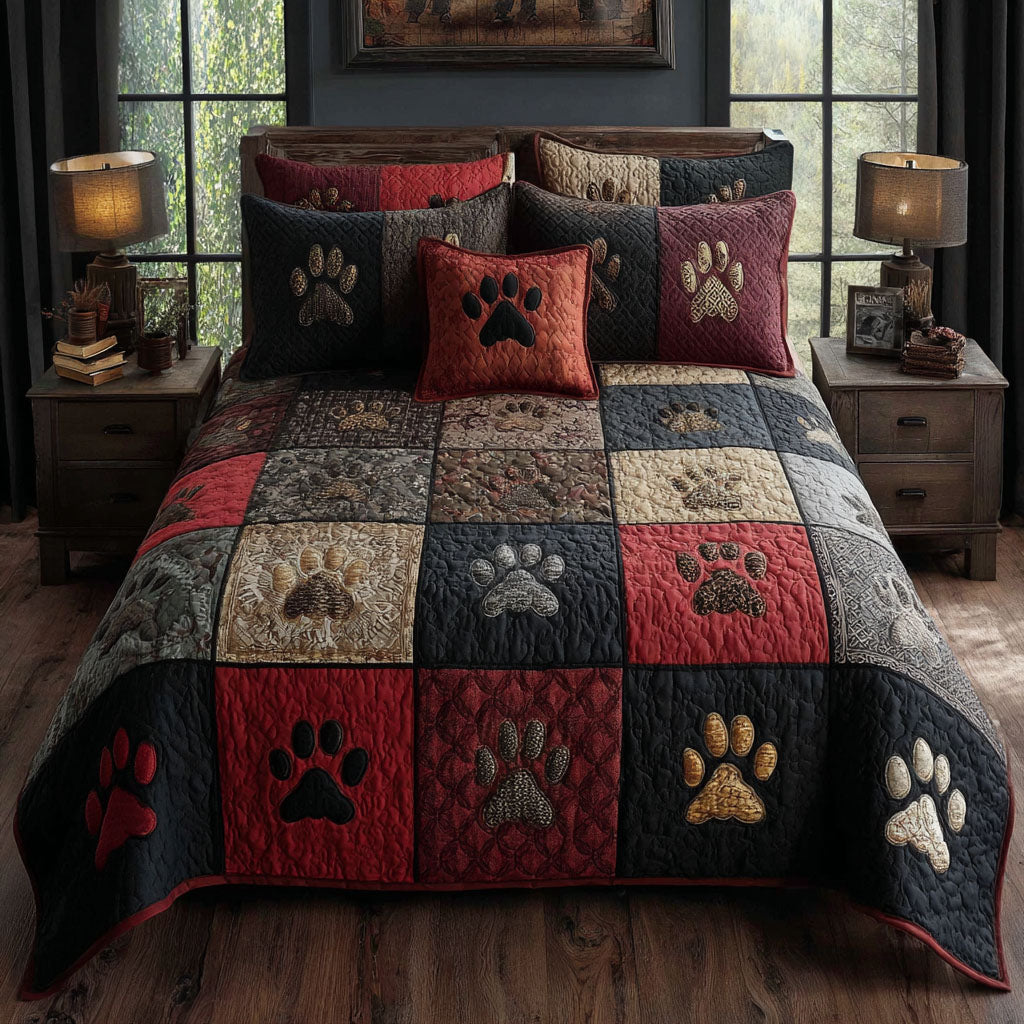 Old Growth Journey 3-Piece Quilted Bedding Set - Single (59" x 70")