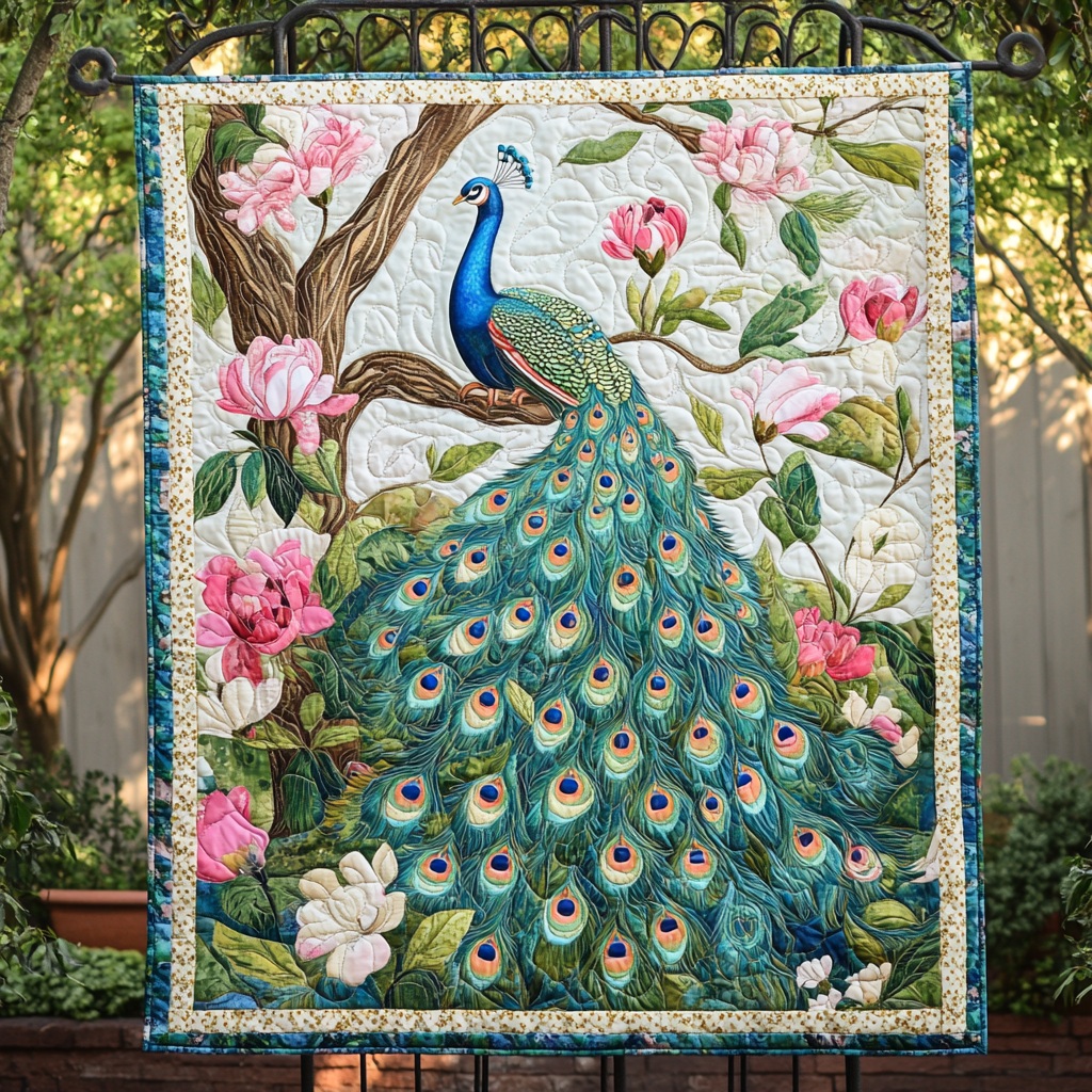 Opulent Grace Quilted Blanket - Throw (55" x 60")