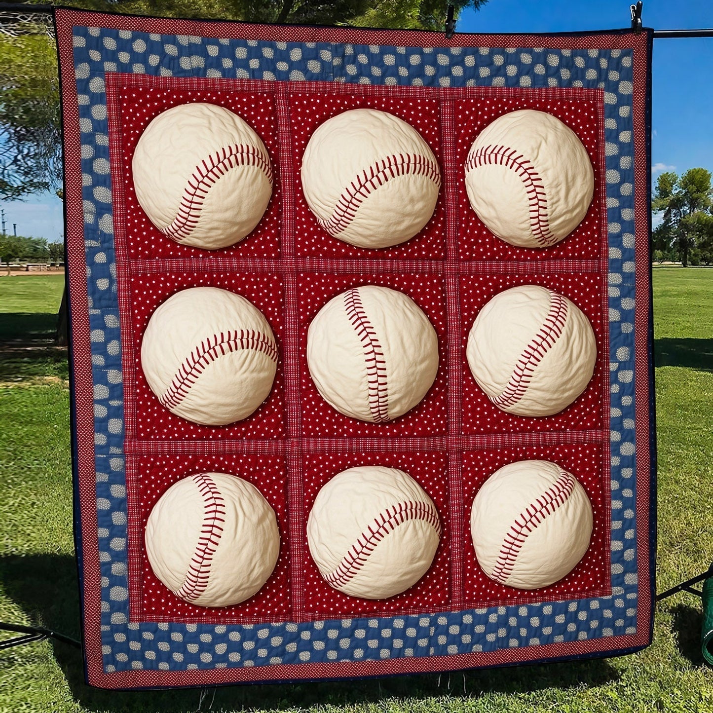 Outfield Oasis Quilted Blanket - Throw (55" x 60")