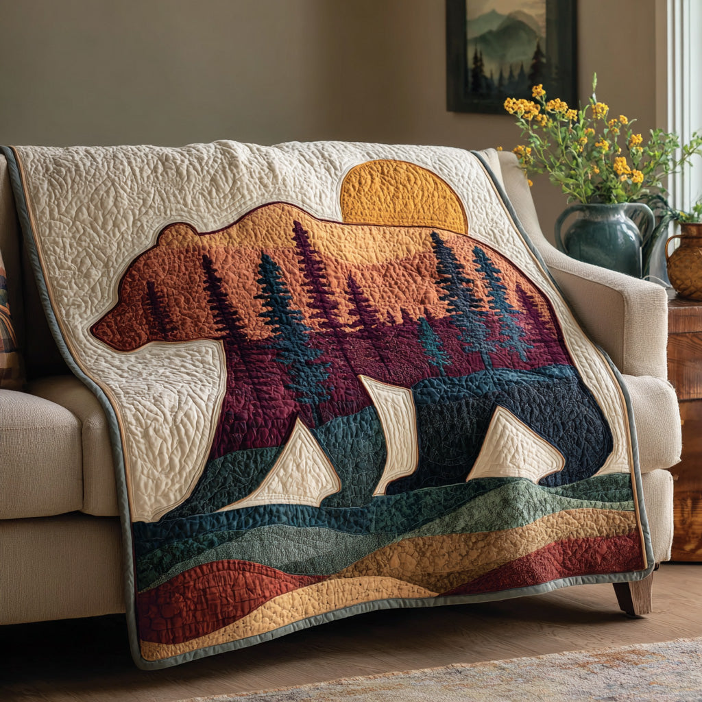 Painted Mesa Bear Quilted Blanket - Baby (30" x 40") - Pack 1