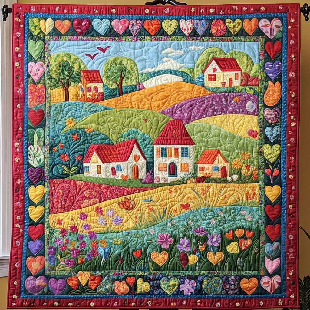 Pastoral Views Quilted Blanket - Baby (30" x 40")