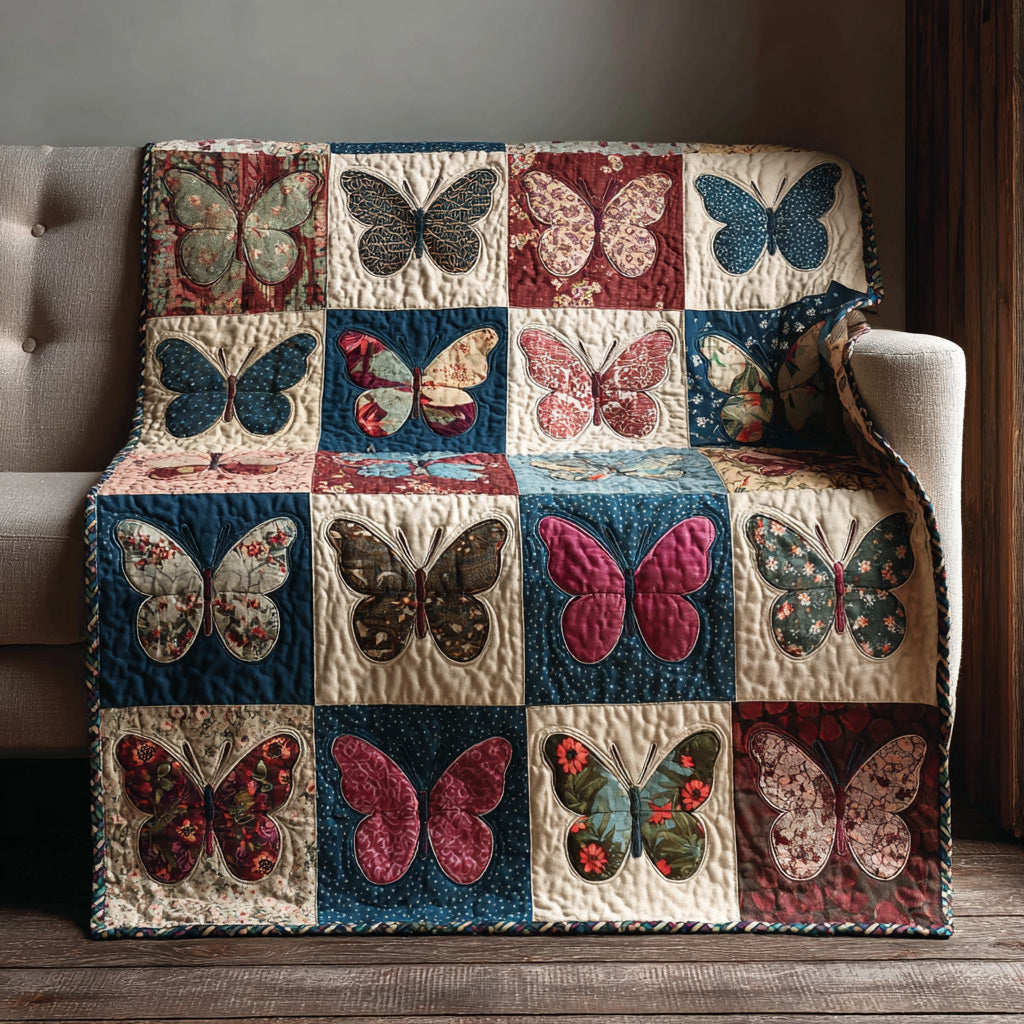 Patchwork Flight Quilted Blanket - Baby (30" x 40") - Pack 1