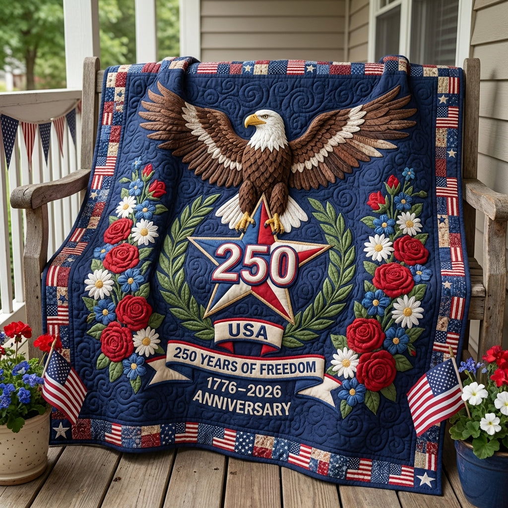 Patriot Emblem Quilted Blanket - Baby (30" x 40") - Pack 1
