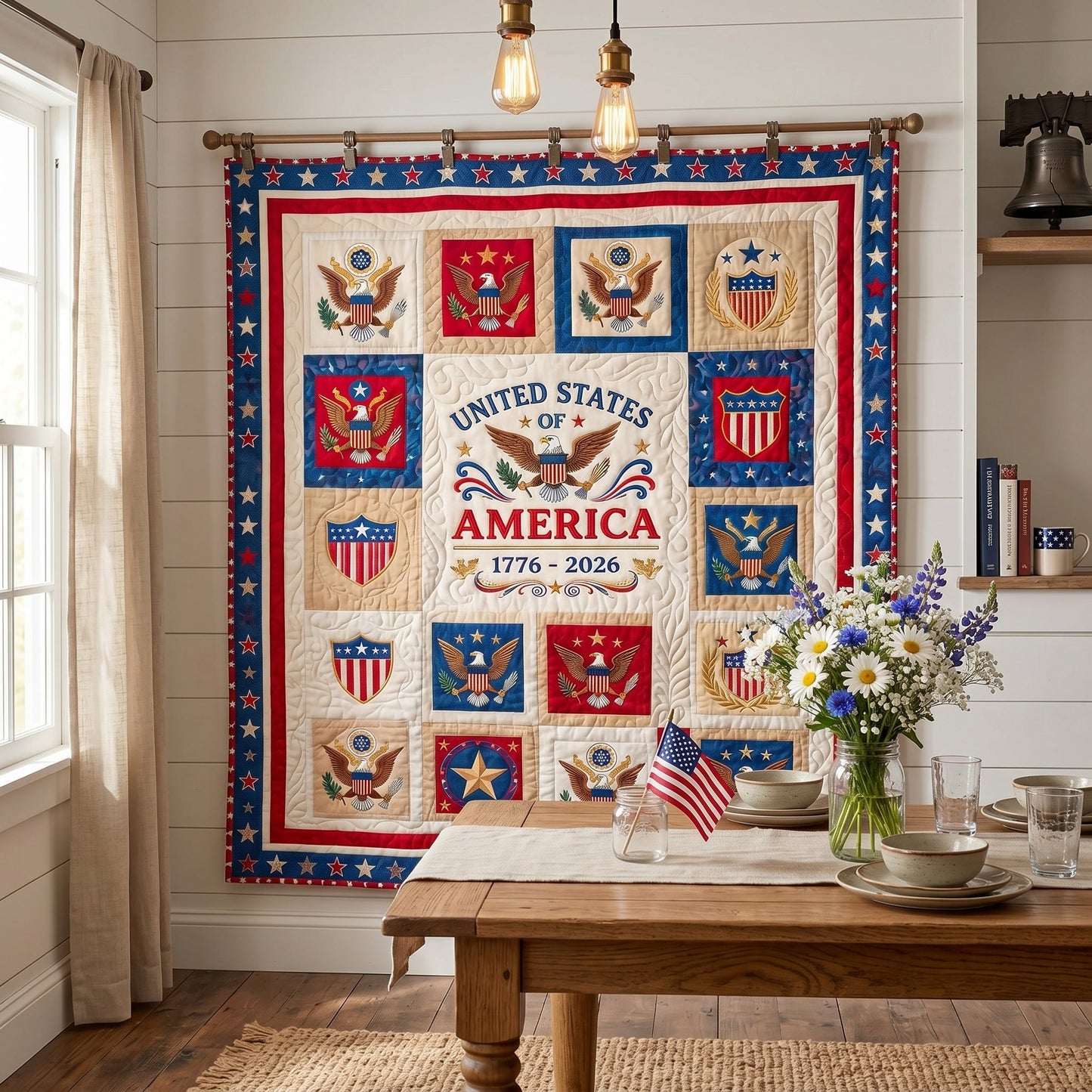 Patriot Heritage Quilted Blanket - Baby (30" x 40") - Pack 1