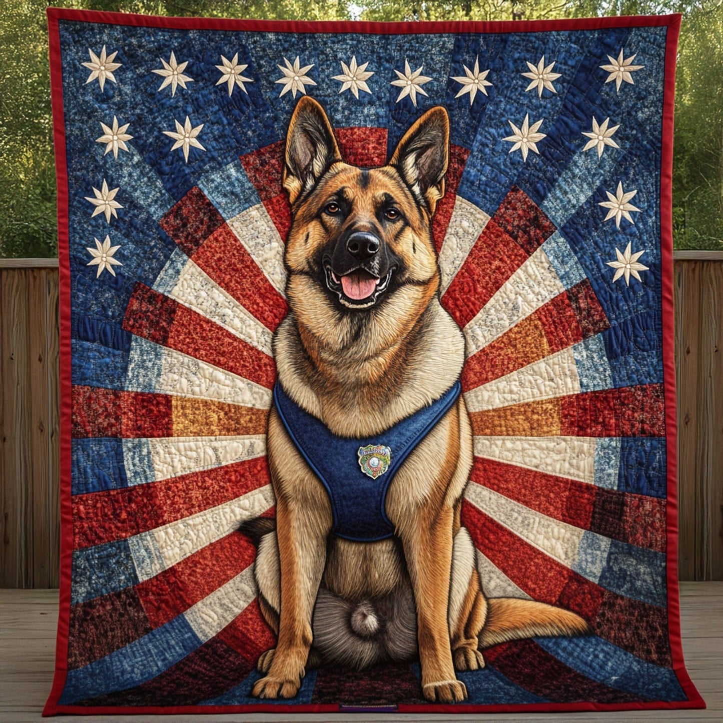 Patriot Paws Quilted Blanket - Baby (30" x 40")