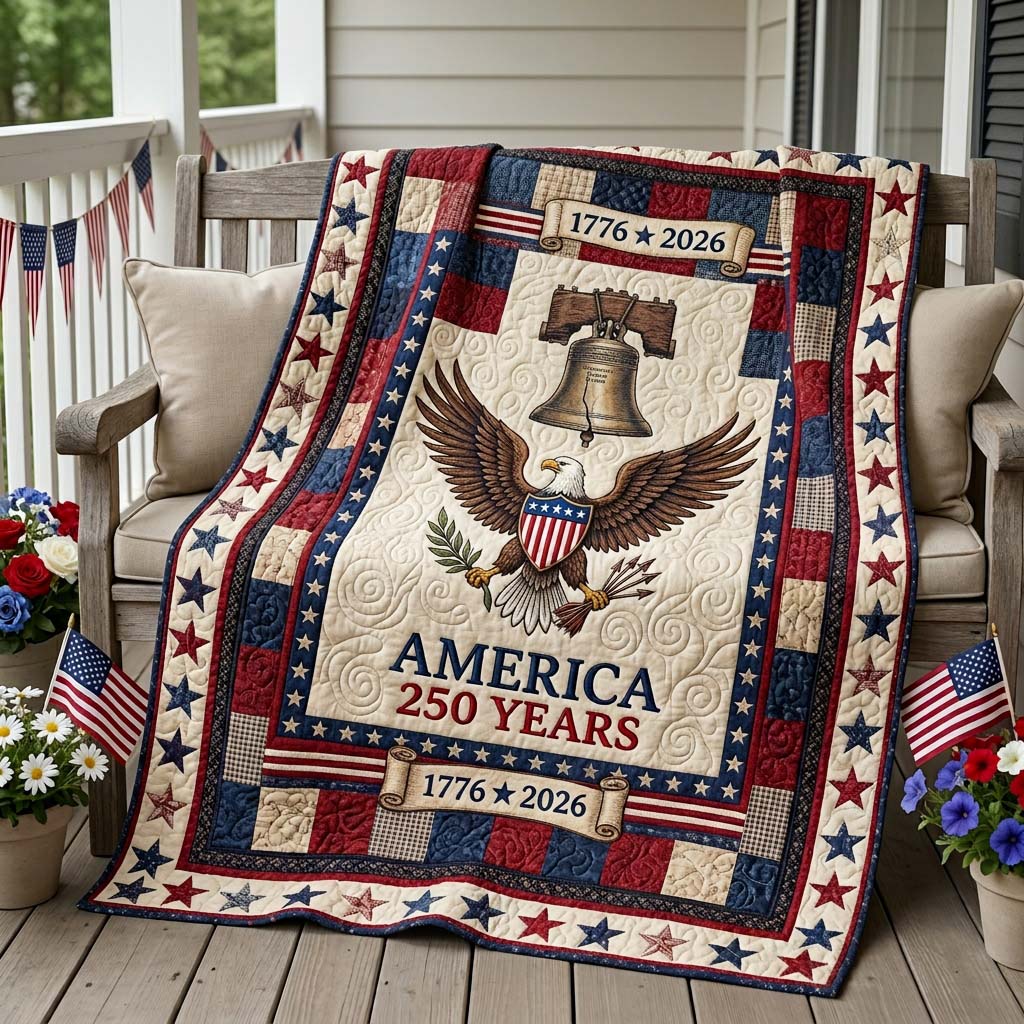 Patriot Spirit Quilted Blanket - Baby (30" x 40") - Pack 1