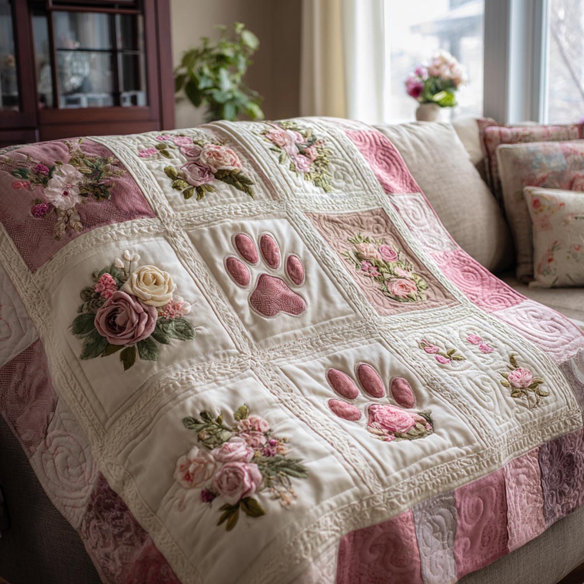 Paw Joy Quilted Blanket - Baby (30" x 40") - Pack 1