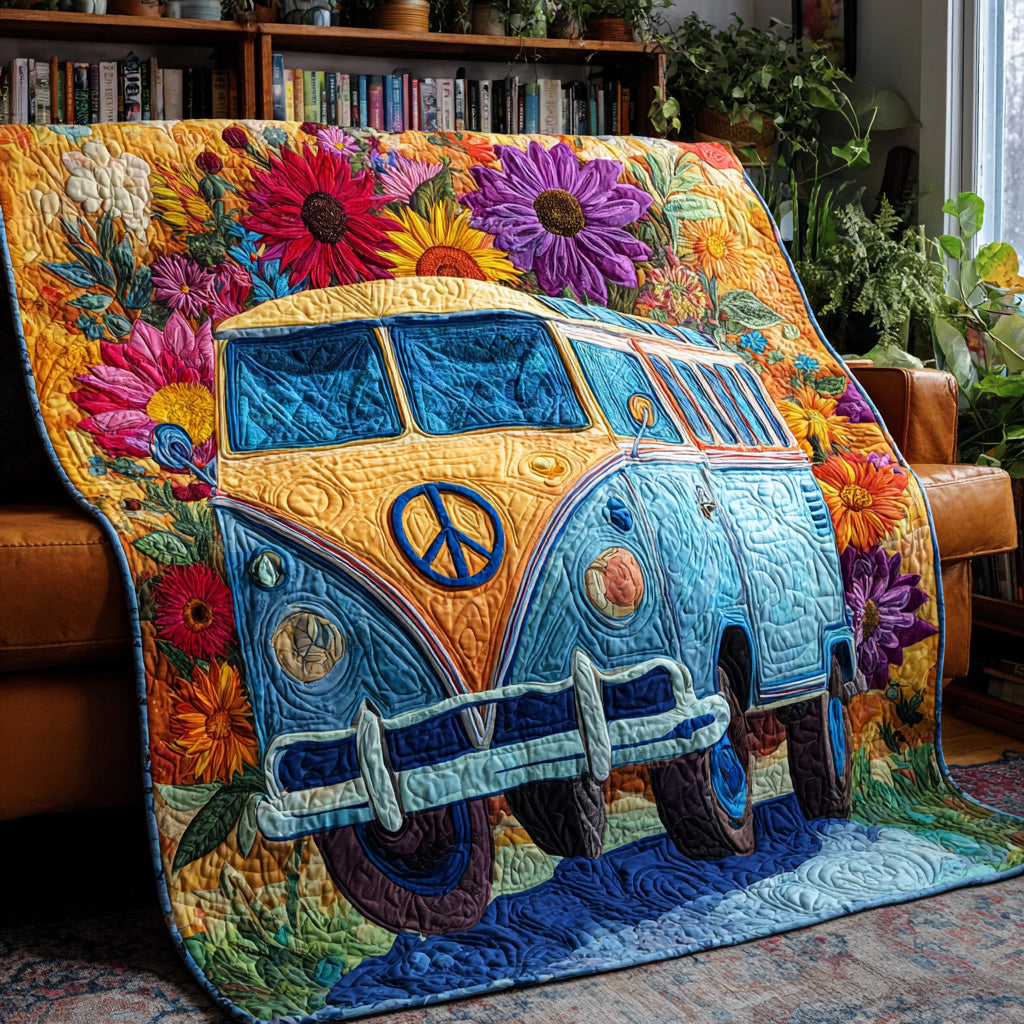 Peace Ride Quilted Blanket - Baby (30" x 40") - Pack 1