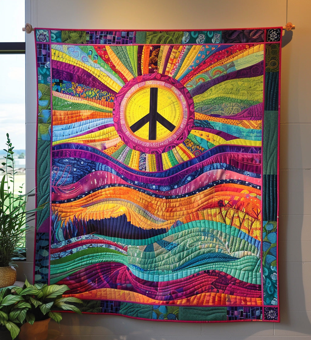 Peaceful Dream Quilted Blanket - Throw (55" x 60")