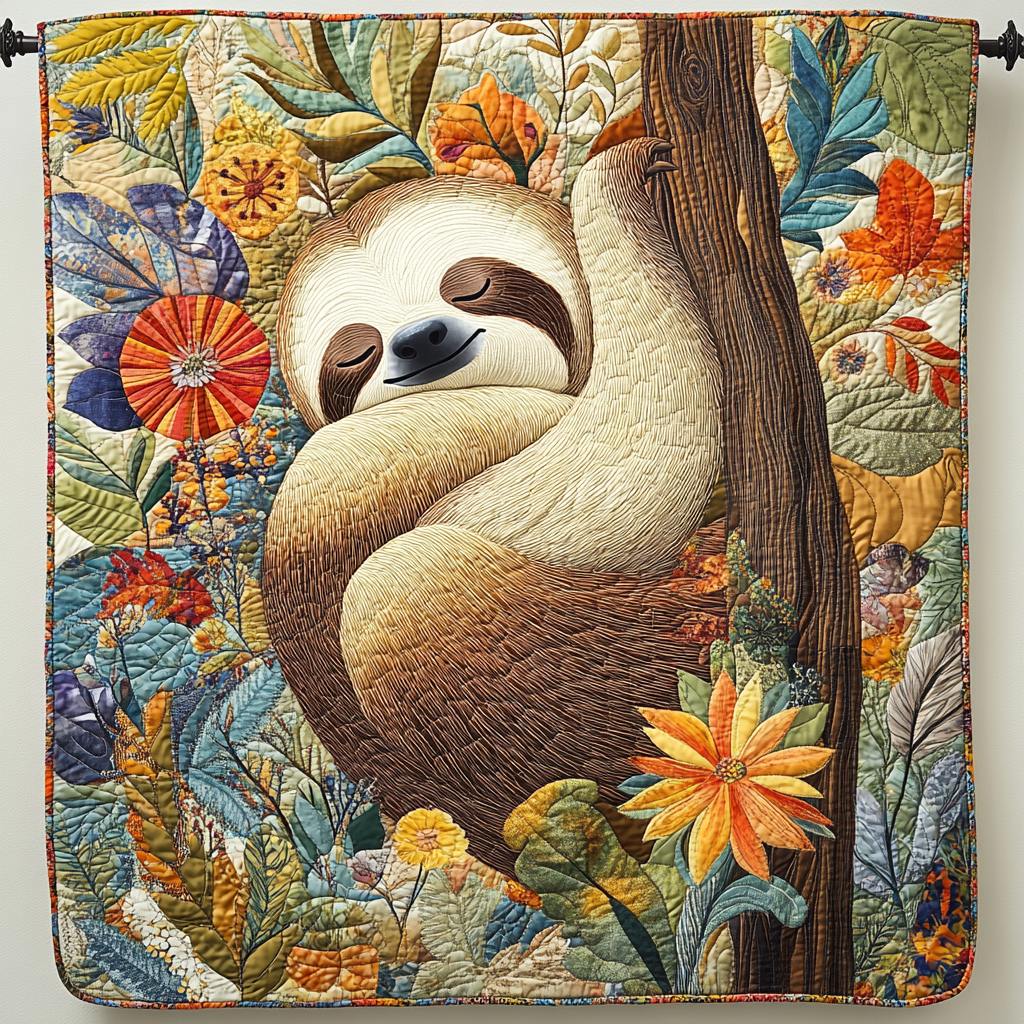 Peaceful Paws Quilted Blanket - Throw (55" x 60")