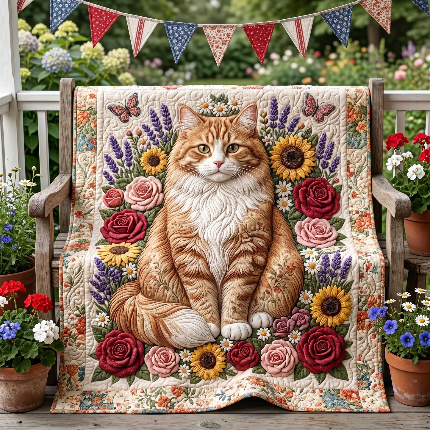 Petal Paws Quilted Blanket - Baby (30" x 40") - Pack 1