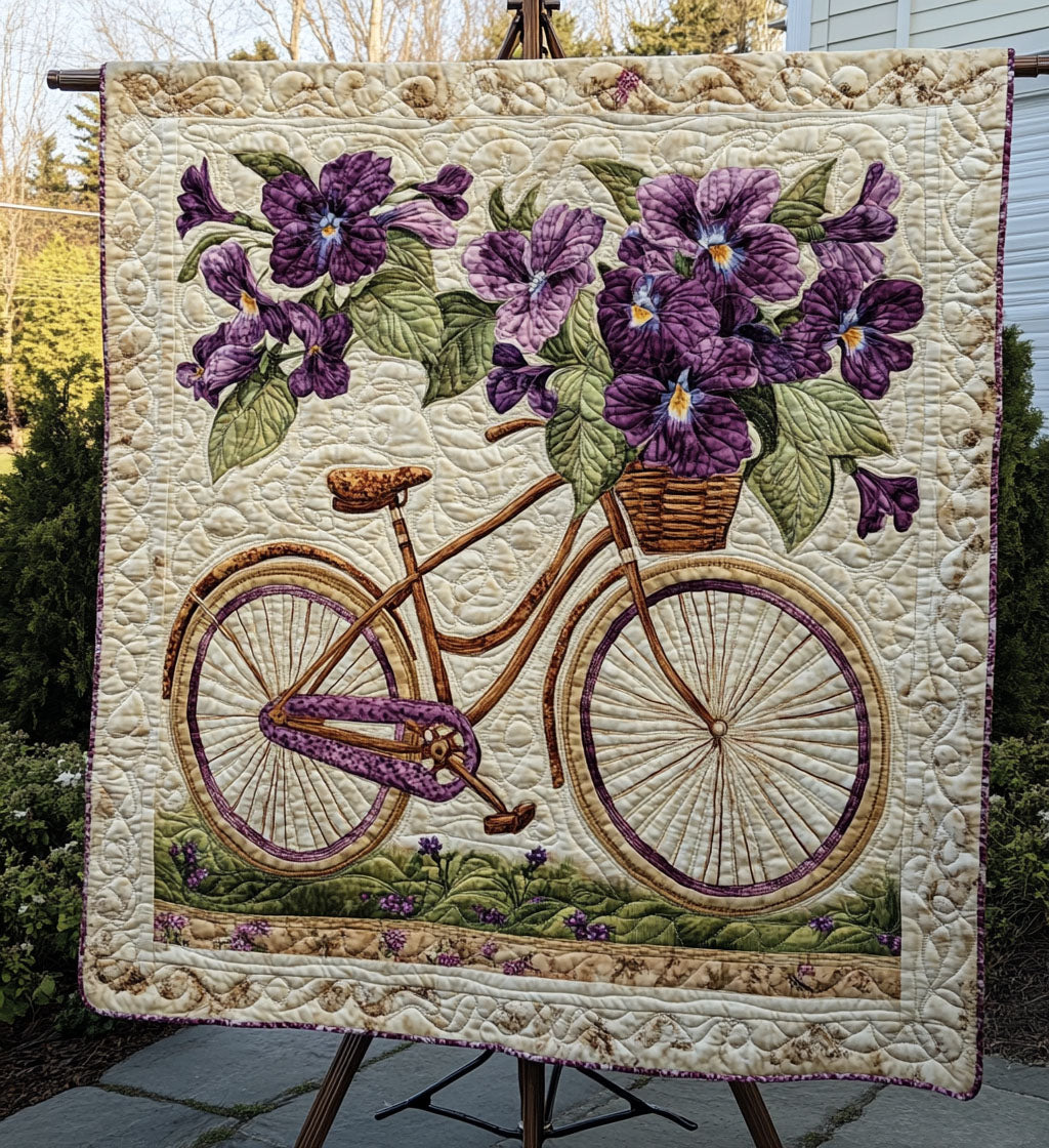 Petal Peddler Art Quilt Hanging - Baby (30" x 40")