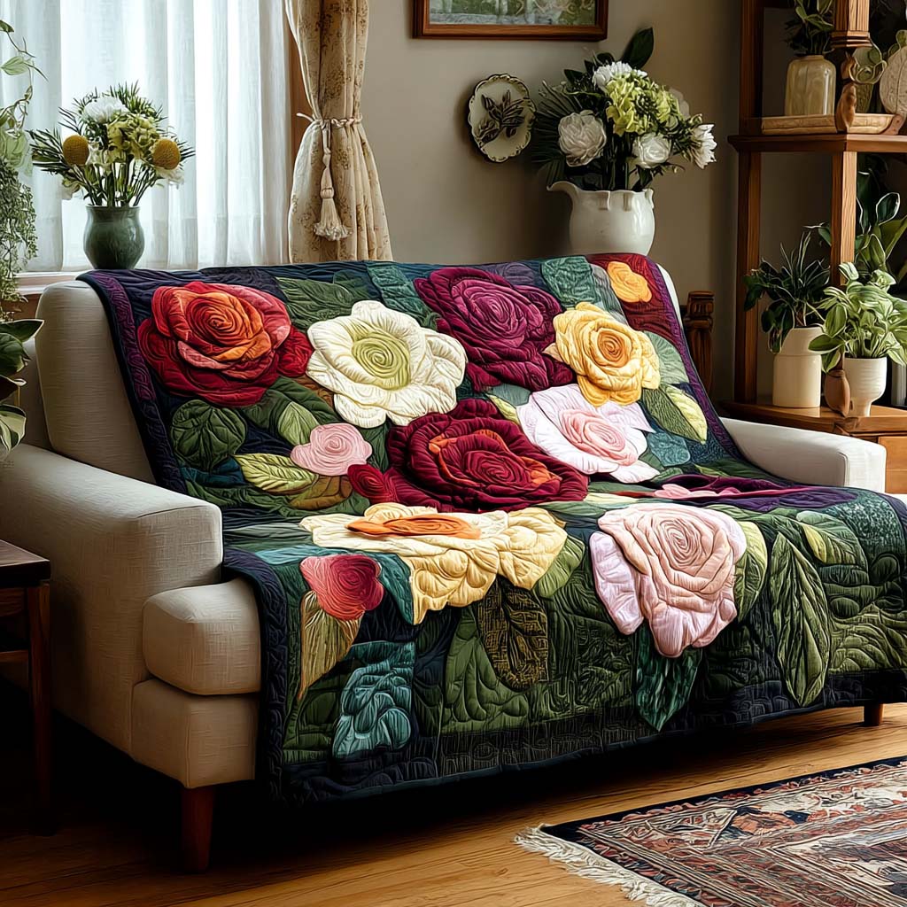 Petals Of Grace Quilted Blanket - Baby (30" x 40") - Pack 1