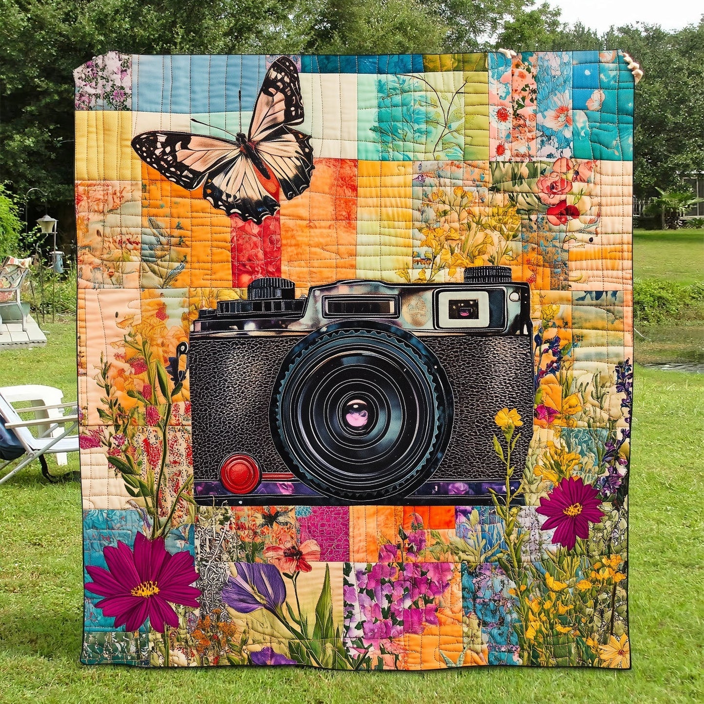 Photographic Memories Quilted Blanket - Throw (55" x 60")