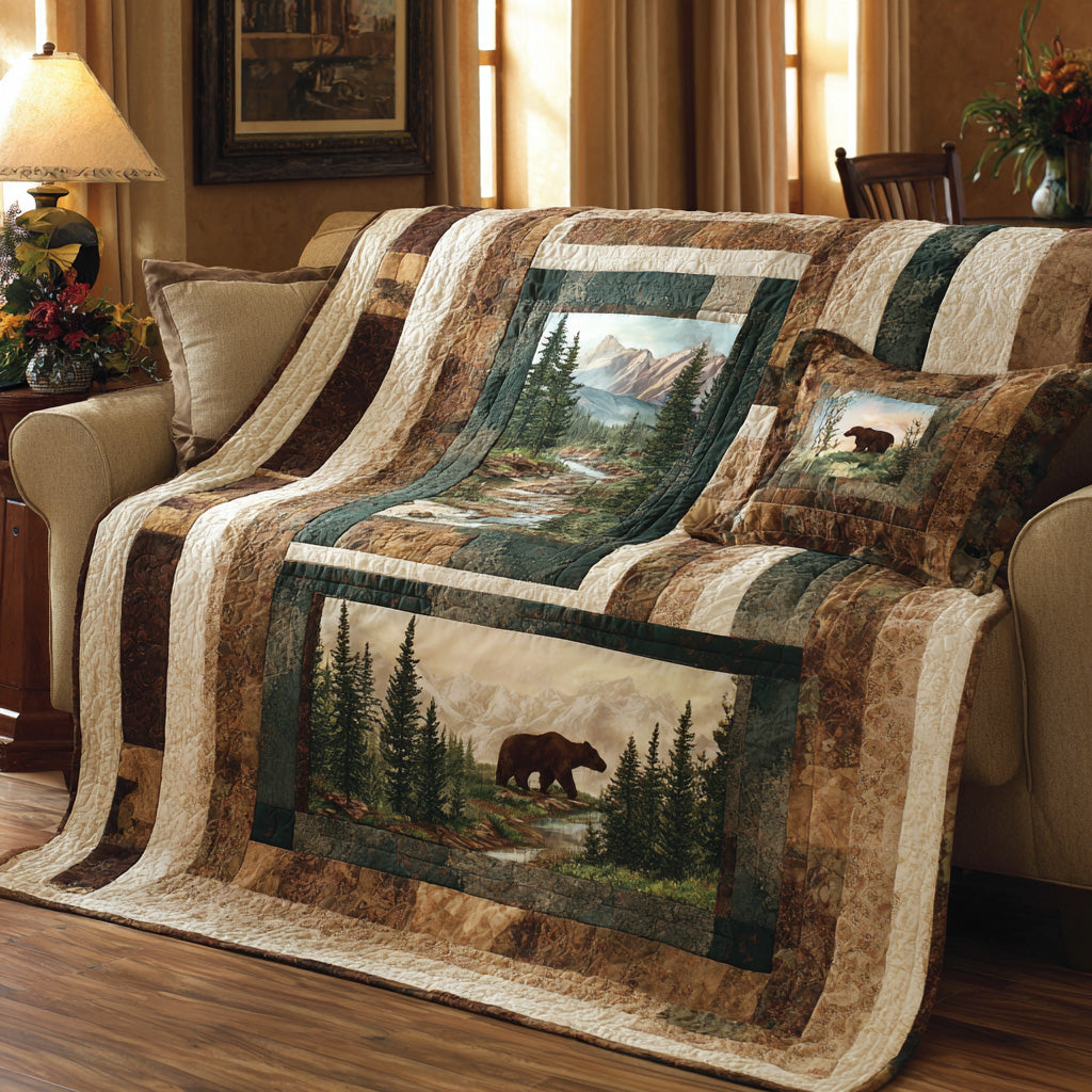 Pine Valley Quilt Quilted Blanket - Baby (30" x 40") - Pack 1