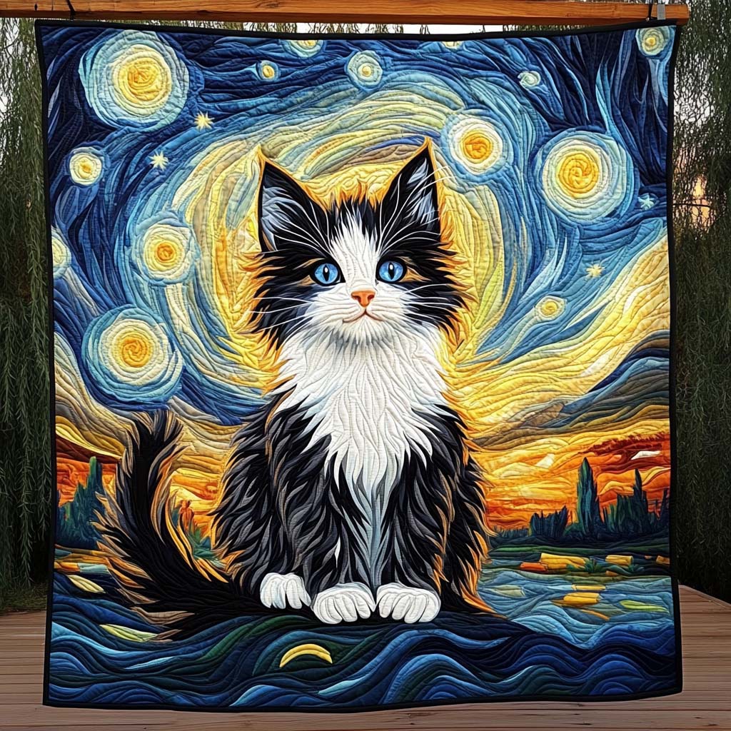Playful Paws Quilted Blanket - Throw (55" x 60")