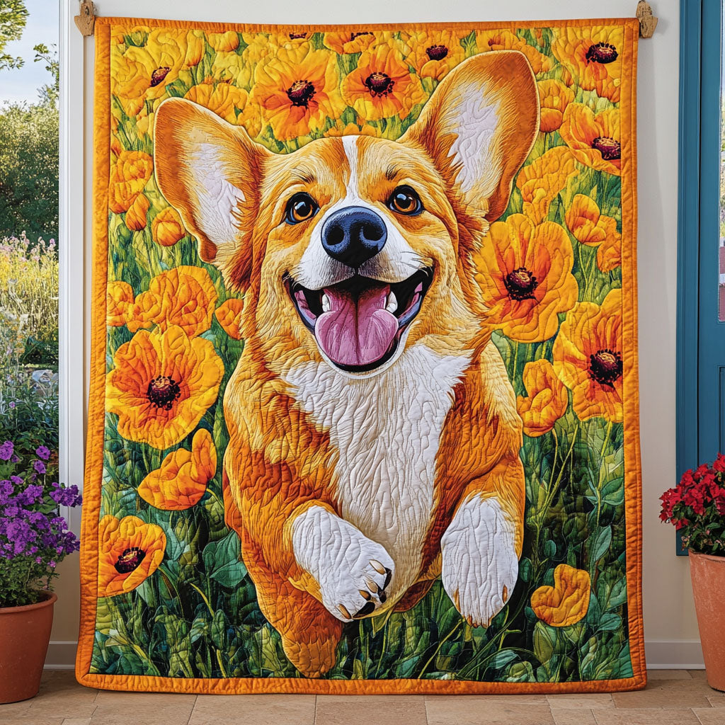 Poppy Dash Quilted Blanket - Baby (30" x 40")