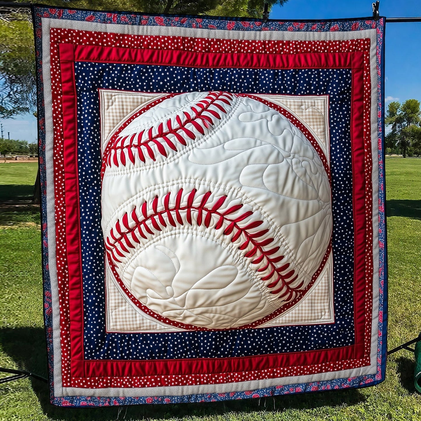 Power Pitch Quilted Blanket - Throw (55" x 60")