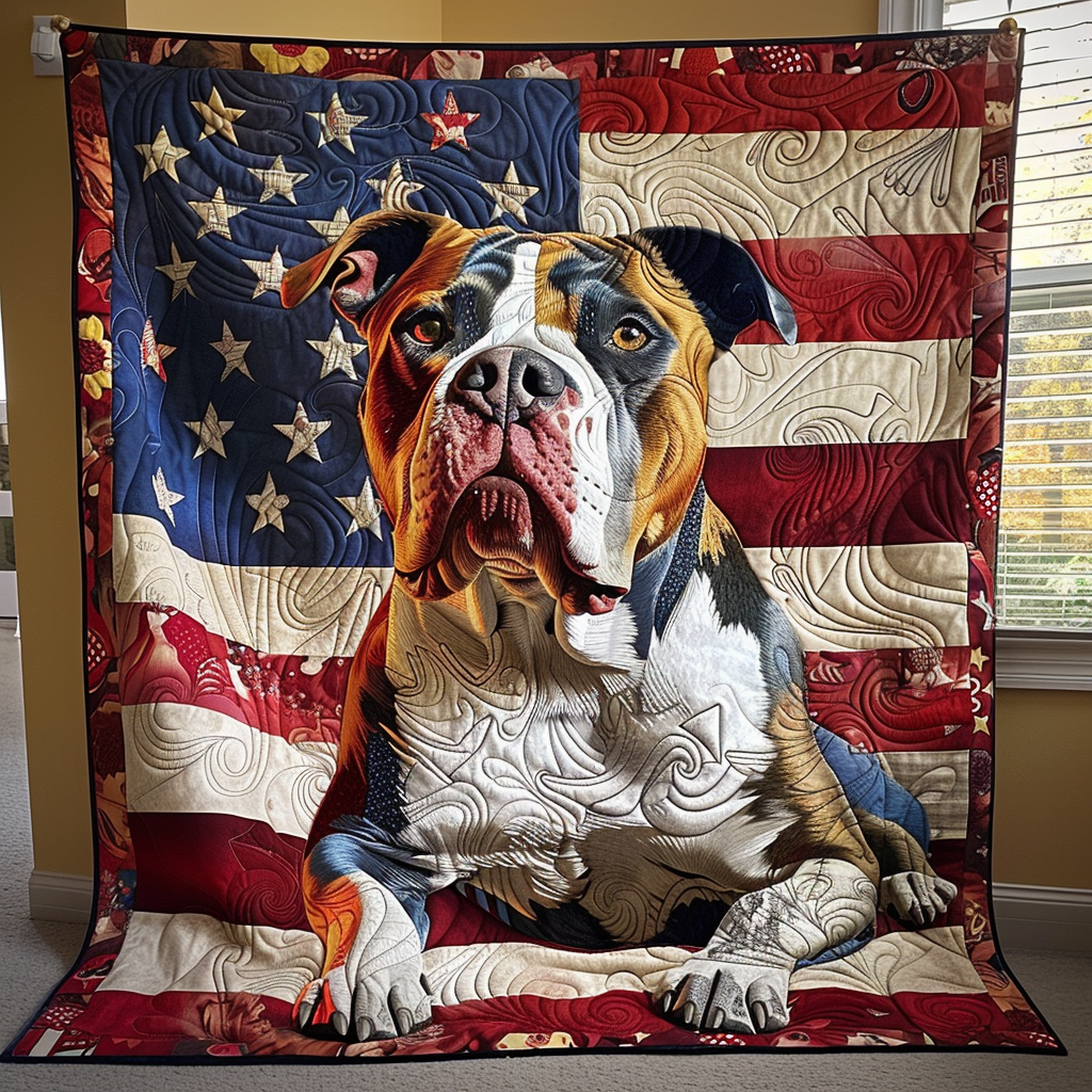Power in Peace Quilted Blanket - Throw (55" x 60")