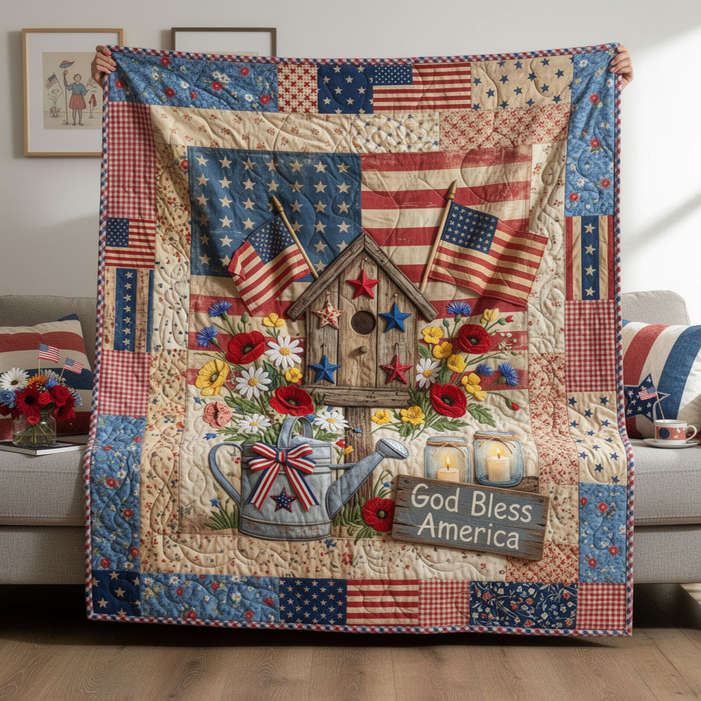 Prairie Peace Quilted Blanket - Baby (30" x 40") - Pack 1