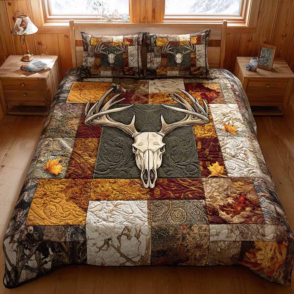 Prairie Rack 3-Piece Quilted Bedding Set - Single (59" x 70")