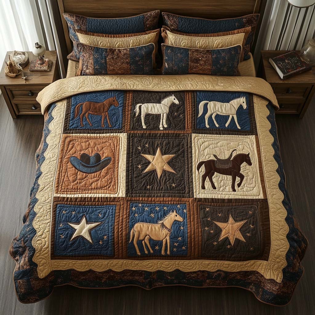 Prairie Spirit 3-Piece Quited Bedding Set - Single (59" x 70")