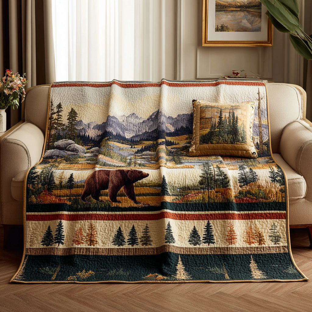 Prairie Sunset Herd Quilted Blanket - Baby (30" x 40") - Pack 1