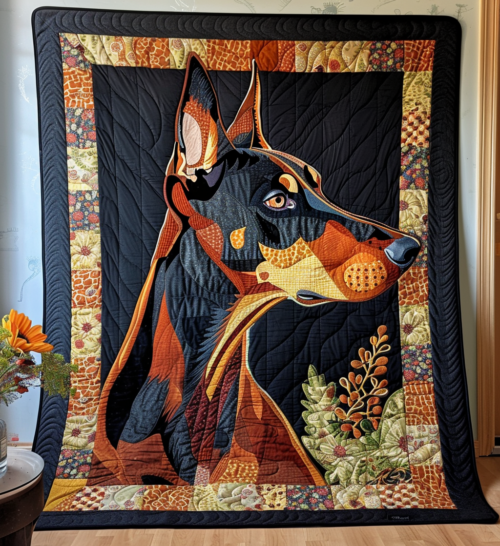 Protectors' Patchwork Quilted Blanket - Throw (55" x 60")