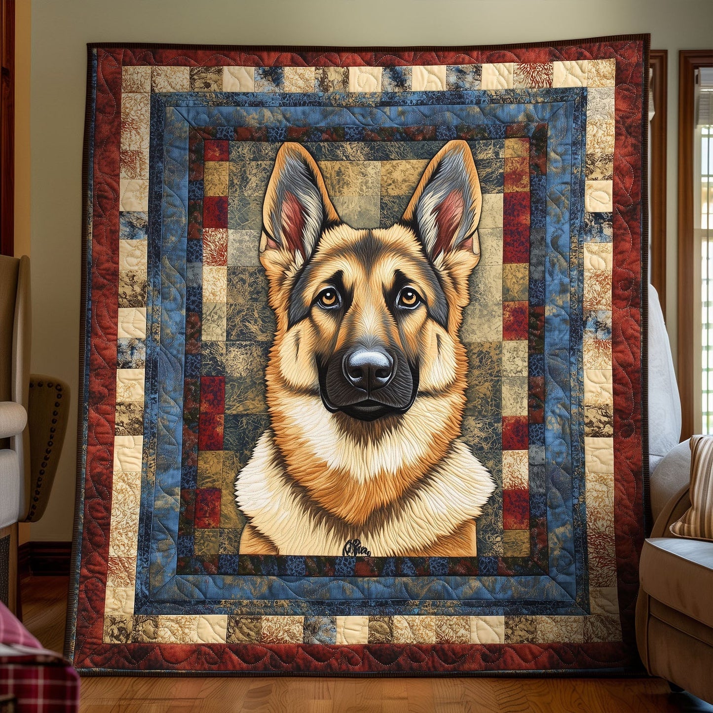 Proud Protector Quilted Blanket - Baby (30" x 40")
