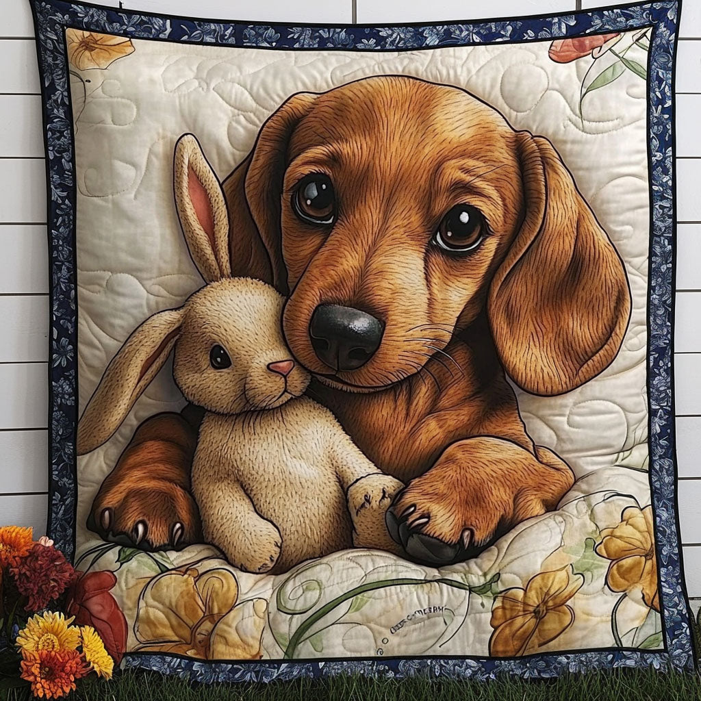 Puppy Snuggles Quilted Blanket - Baby (30" x 40")