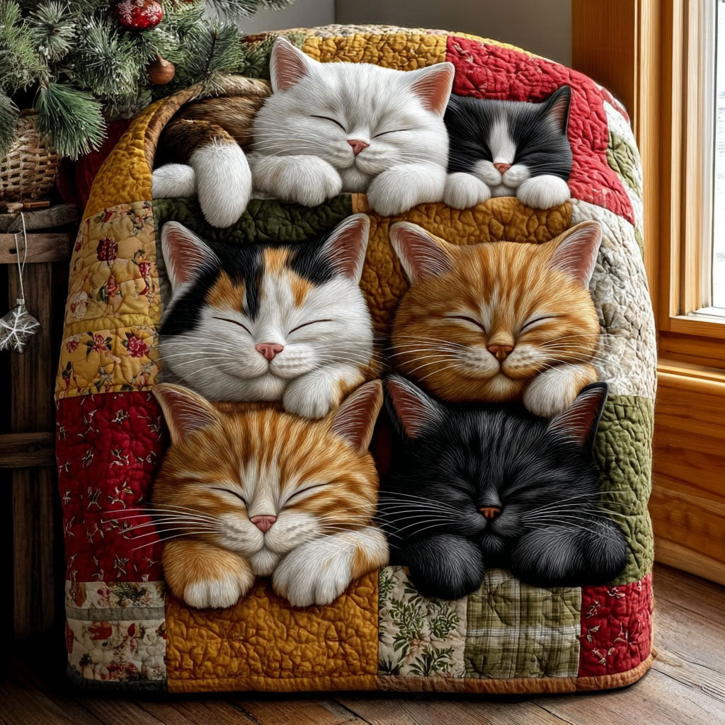 Purrfect Nap Quilted Blanket - Baby (30" x 40") - Pack 1
