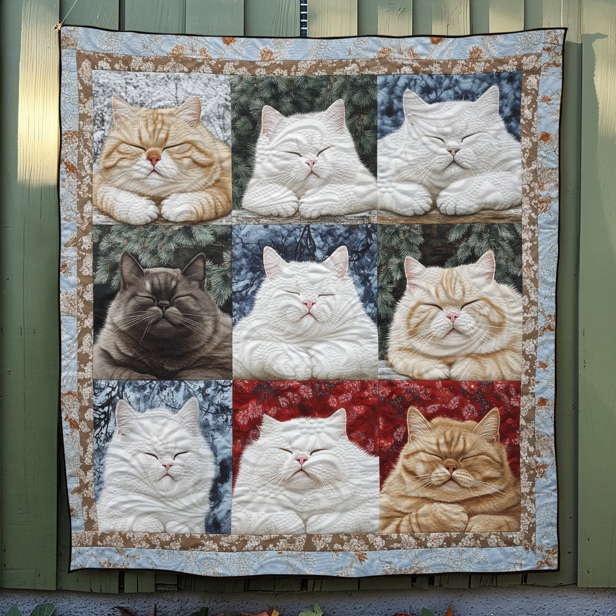 Purrfect Slumber Quilted Blanket - Throw (55" x 60")