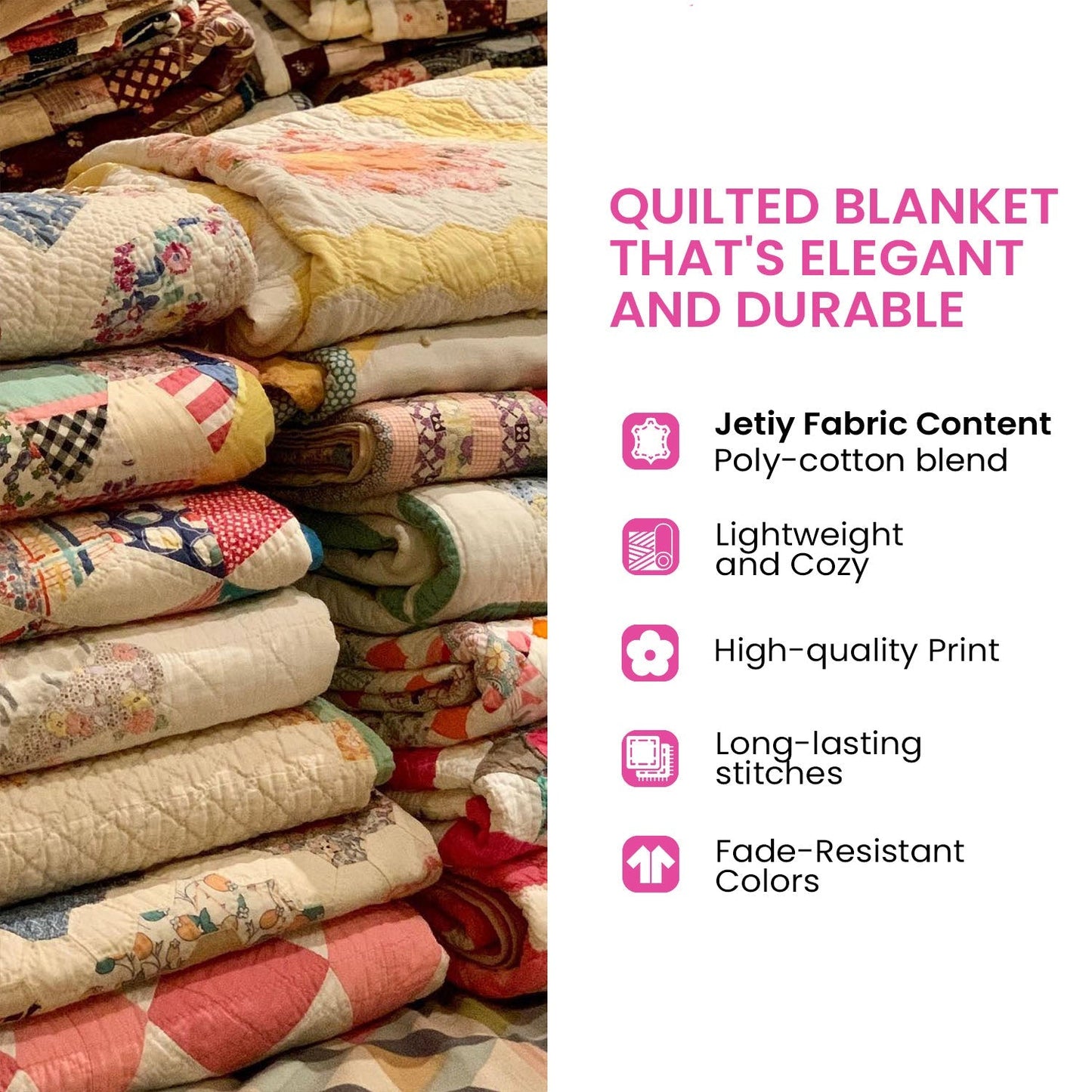Baby (30" x 40") /Pack 2 - 20% Off /Snuggle Paws Quilted Blanket