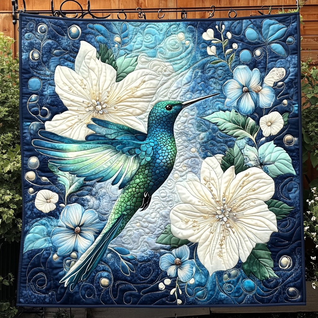 Radiant Nectar Quilted Blanket - Throw (55" x 60")