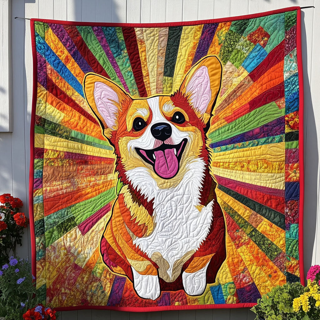 Rainbow Joy Quilted Blanket - Baby (30" x 40")