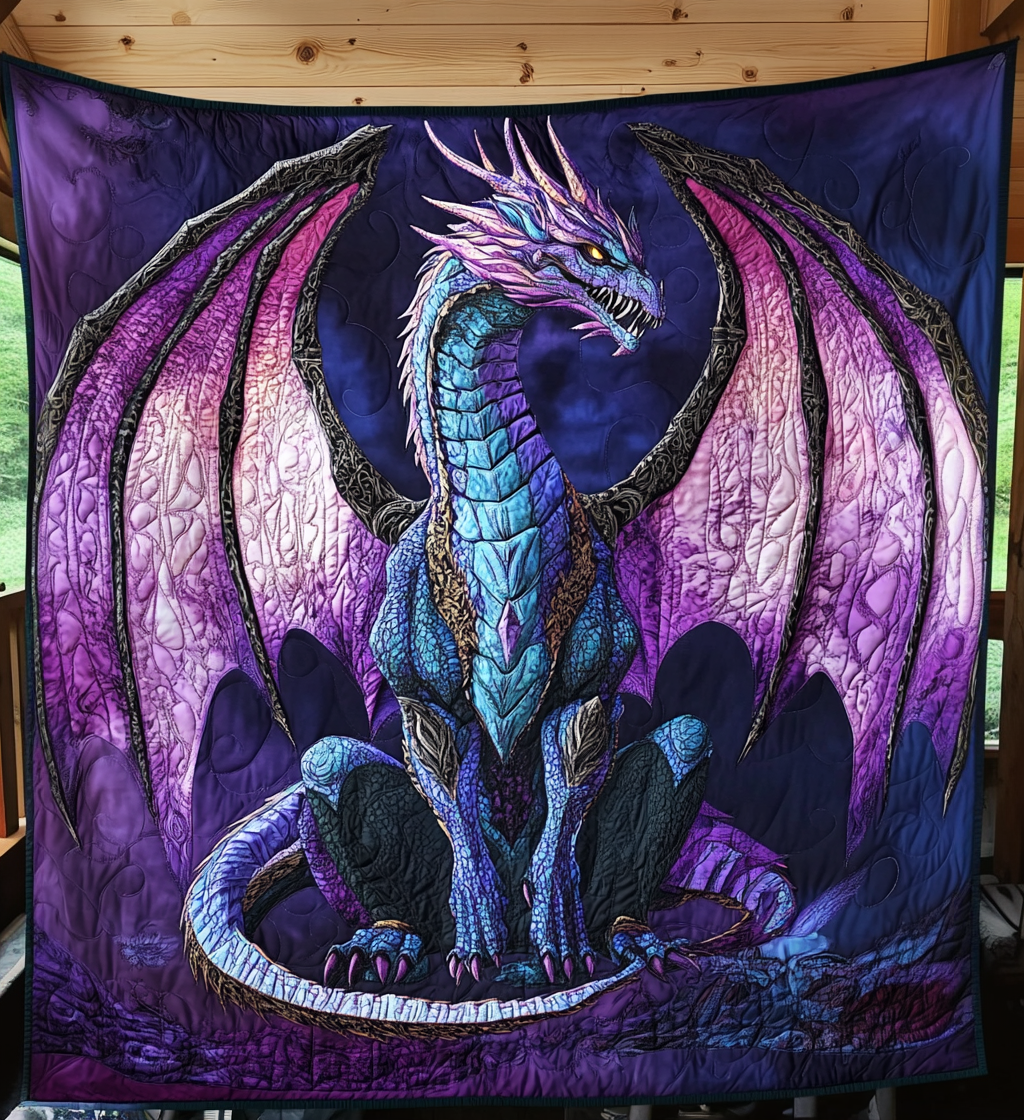 Realm Guardian Quilted Blanket - Throw (55" x 60")