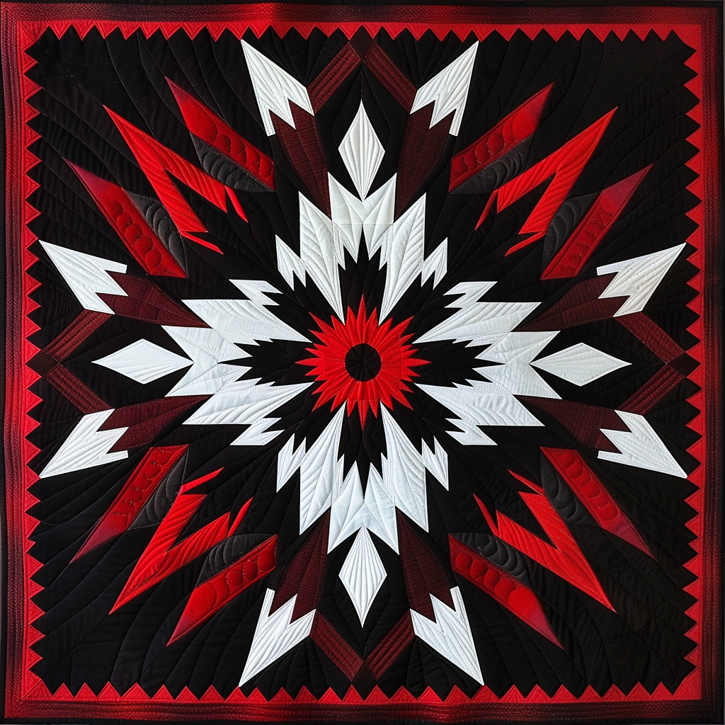 Red Sky Tradition Quilted Blanket - Throw (55" x 60")