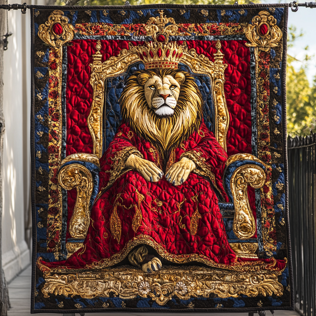 Red Emperor Quilted Blanket - Throw (55" x 60")
